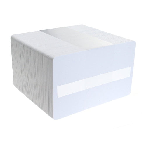 Blank White 760 Micron PVC Card With Signature Strip Panel